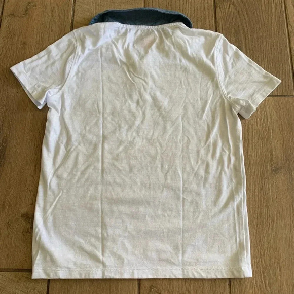 Cat & Jack Polo Boys Size M Short Sleeve Shirt Vacation Cruise School - Picture 4 of 5